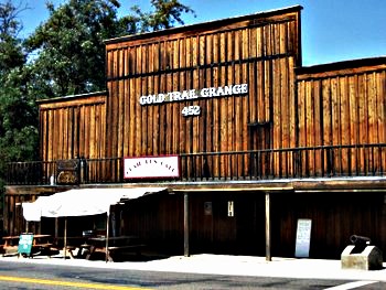 Gold Trail Grange Building in Coloma; Photo by Suzi Rosenberg