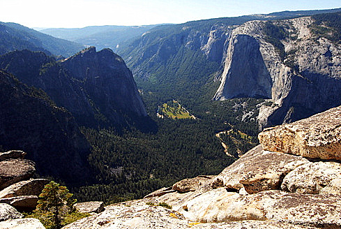 View of El Capitan from Taft Point; © Kristopher Corey
