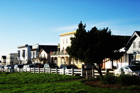 Mendocino Village by Wolf Rosenberg