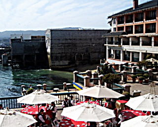 Monterey Plaza Hotel from Balcony by Suzi Rosenberg