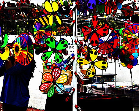 Colorful Wind Machines; by Suzi Rosenberg