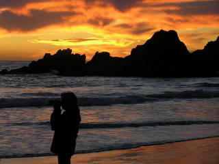 Pfeiffer Beach Sunset by Doreeno