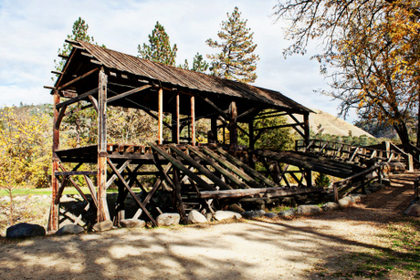 Sutter's Mill at Coloma by Wolf Rosenberg