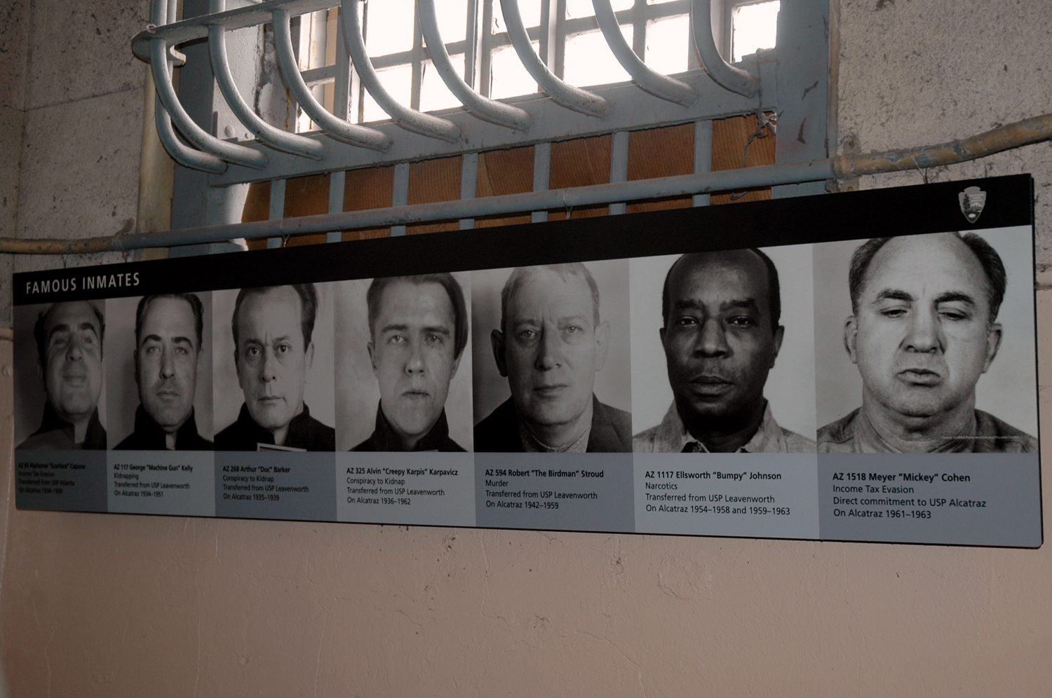 Famous Alcatraz Inmates CC Caribb