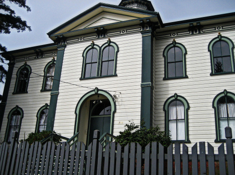 Bodega Schoolhouse from The Birds; by Suzi Rosenberg