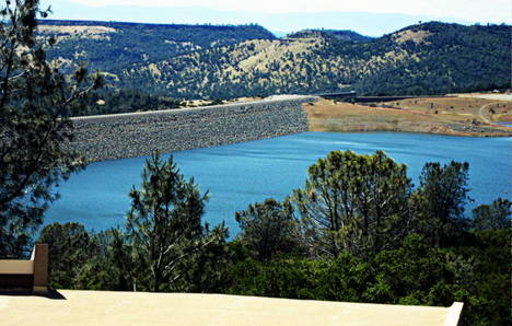 Butte County Oroville Dam by Wolf Rosenberg