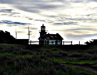 Cabrillo Lighthouse by Suzi Rosenberg