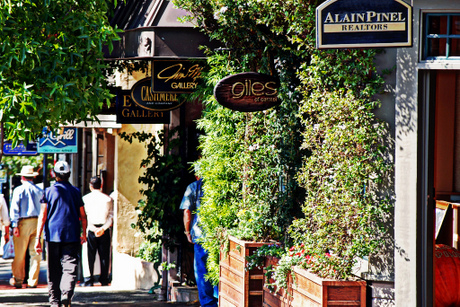 Carmel by the Sea, Ocean Ave; CC Harvey Barrison