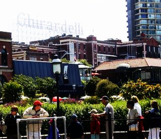 Ghirardelli Square in SF by Suzi Rosenberg