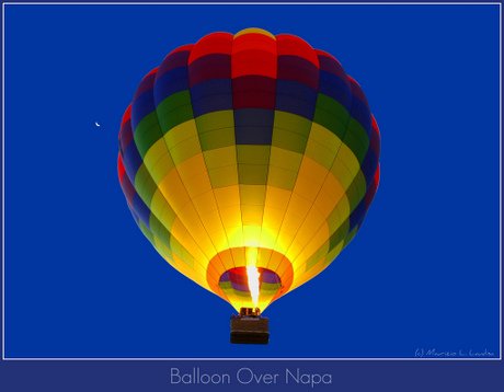 Hot Air Balloon Over Napa; CC jm3
