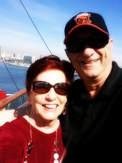 Wolf & Suzi Aboard the Queen Mary; Selflie by Wolf Rosenberg